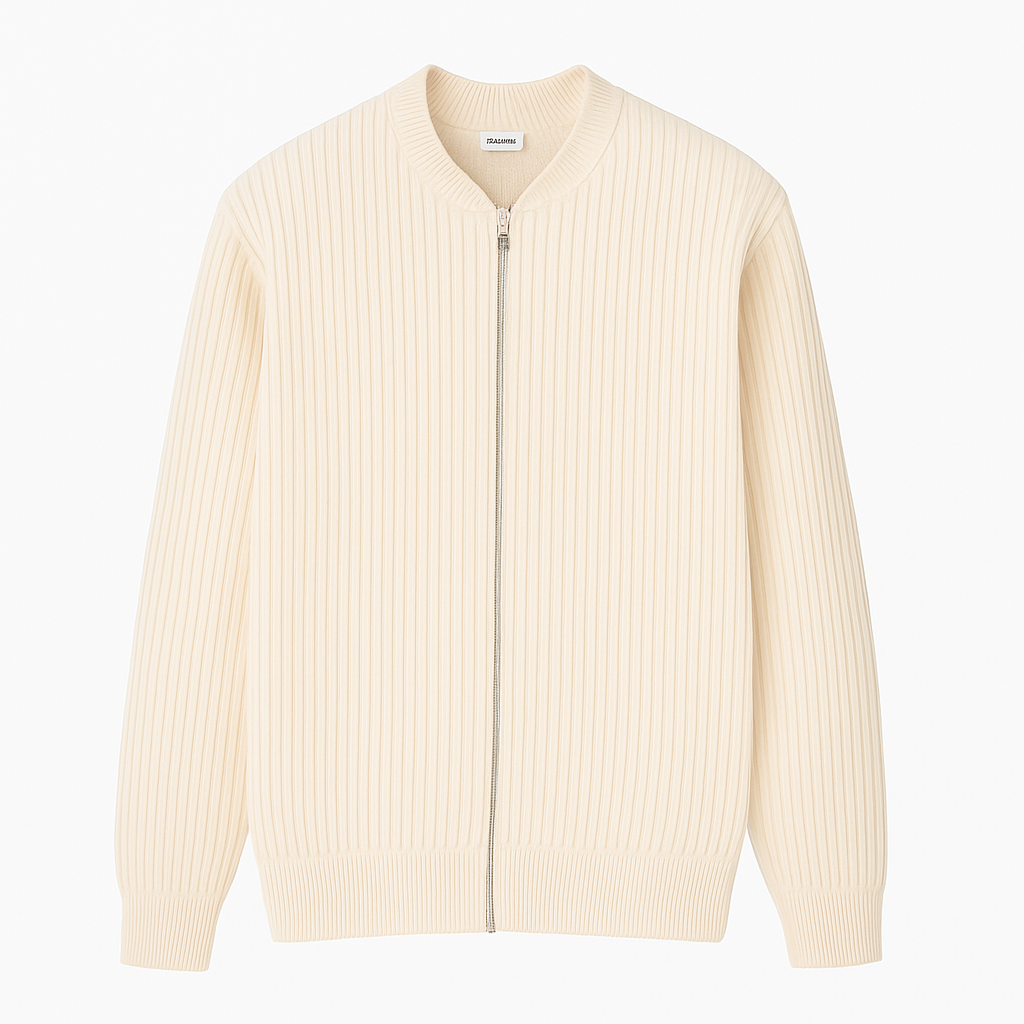 Classic Men's Sweater with Zipper Vizzani