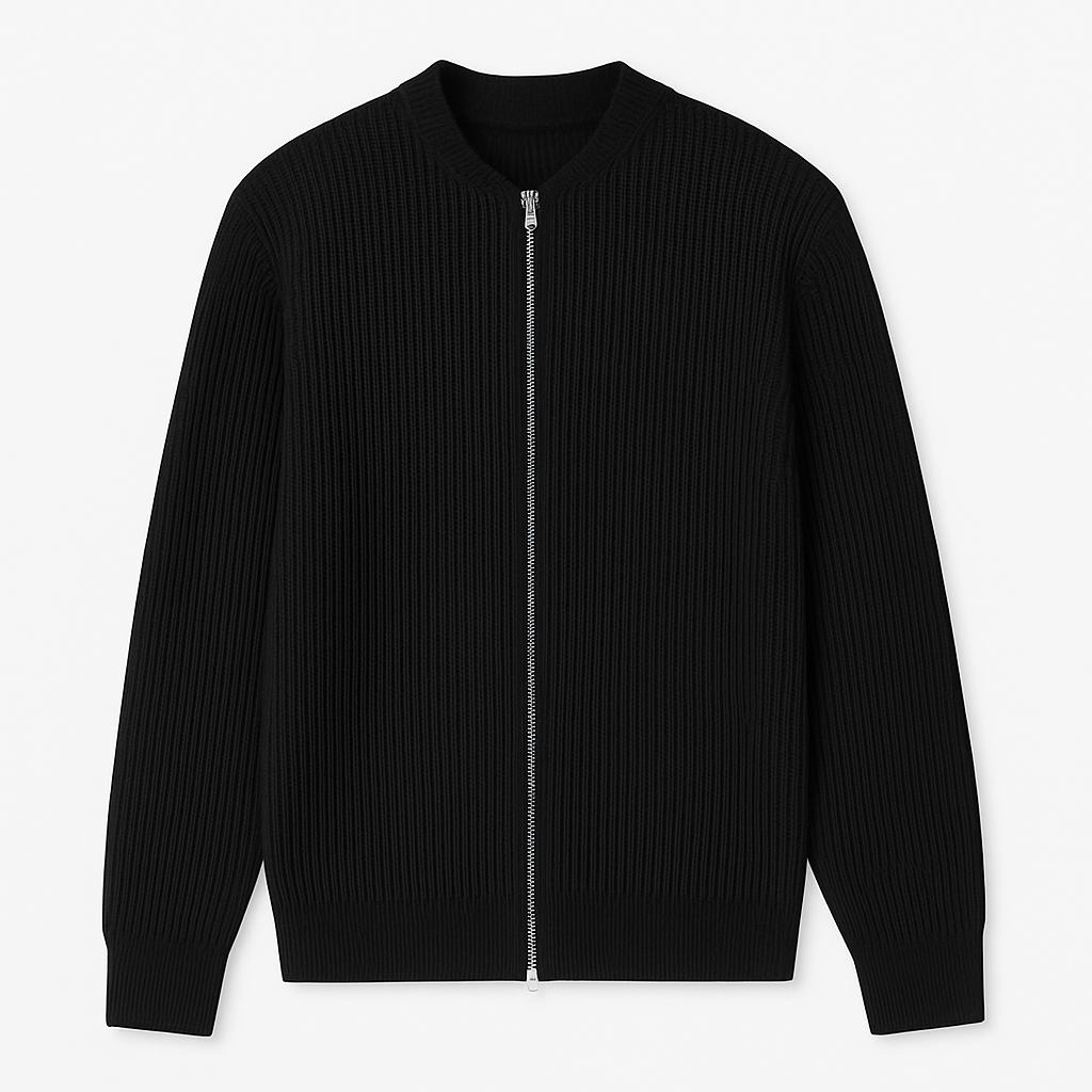 Classic Men's Sweater with Zipper Vizzani