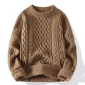 Men's Sweater in Vizzani Noir Wool