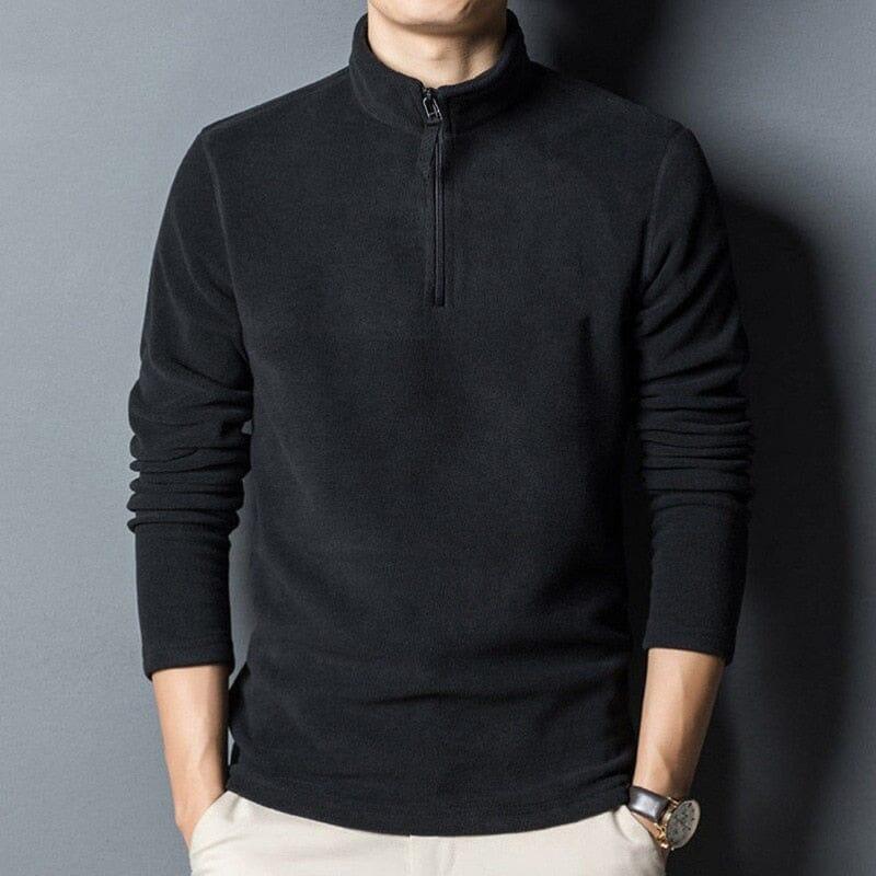 Men's High Collar Sweater with Zipper by Vizzani